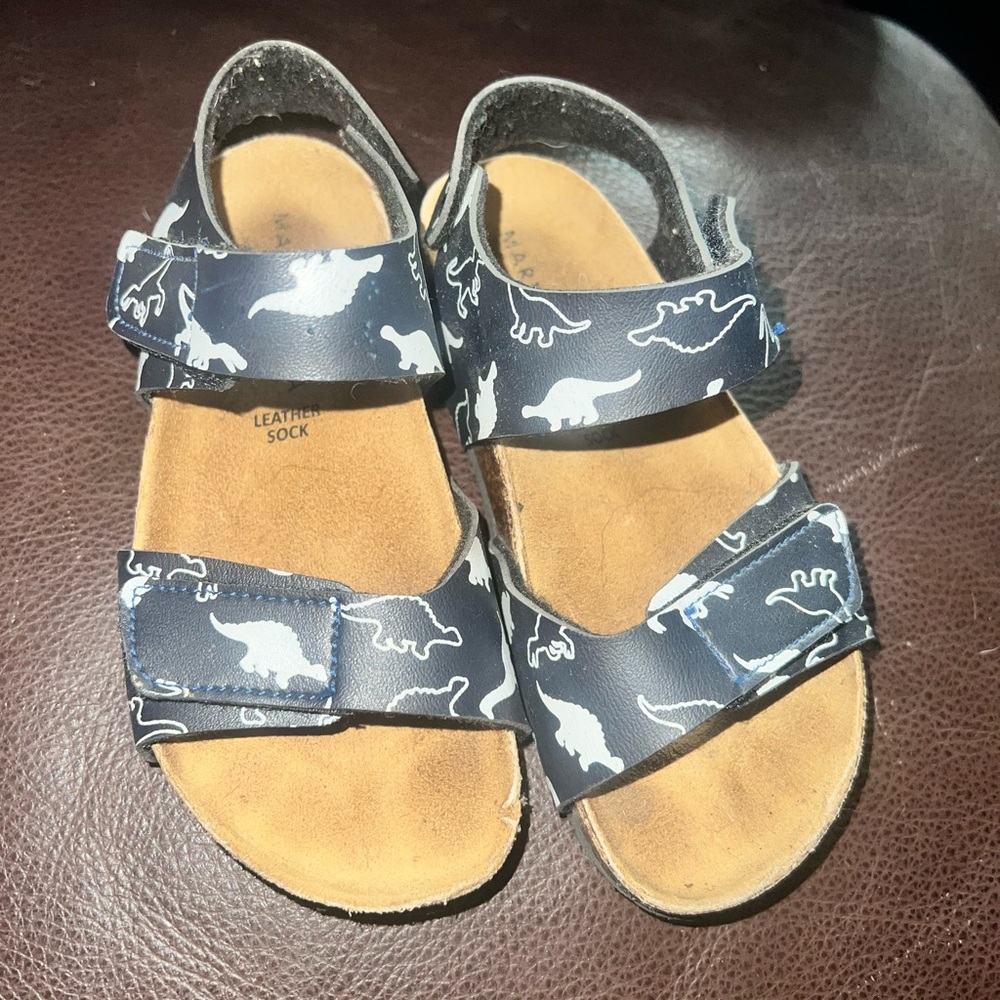 Kids Dinosaur Print Sandals